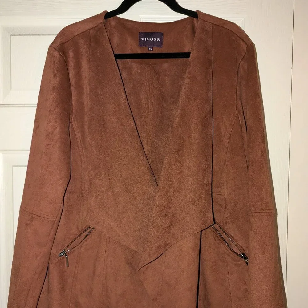 GORGEOUS Vigoss Faux Suede Jacket - Picture 1 of 5